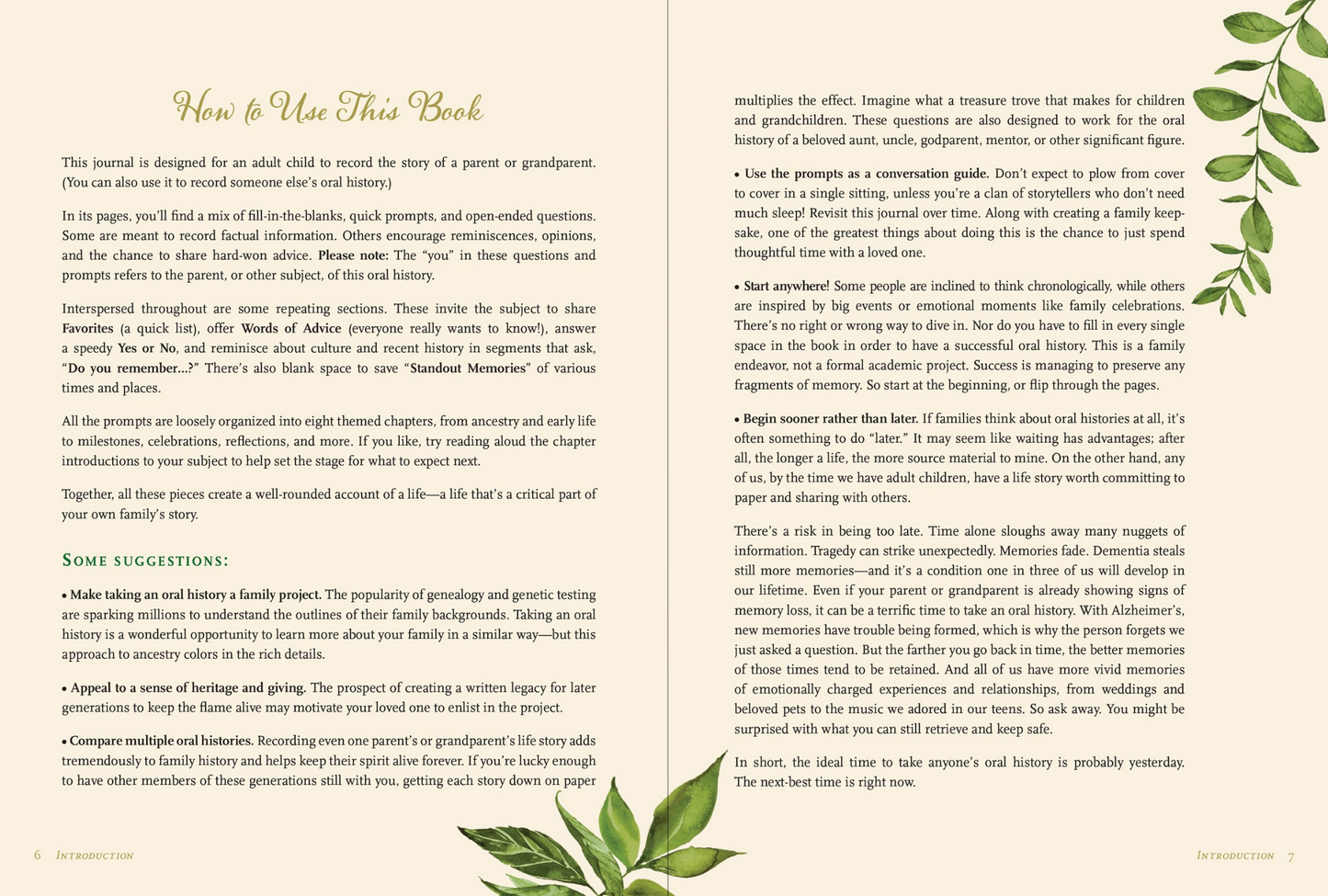An Oral History: Preserve Your Family’s Story