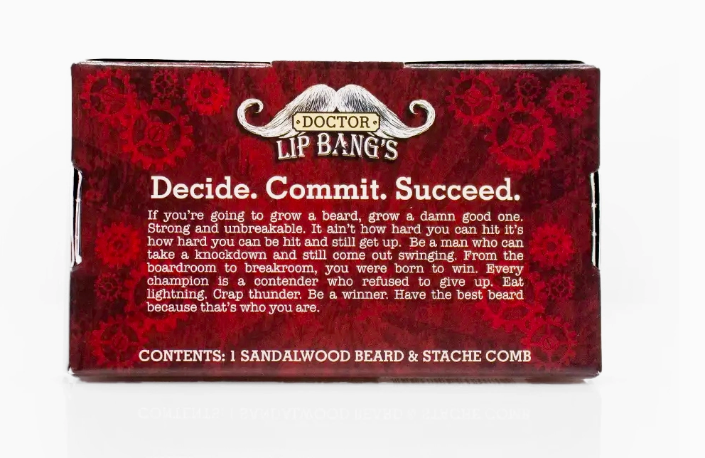 Beard and Stache Comb