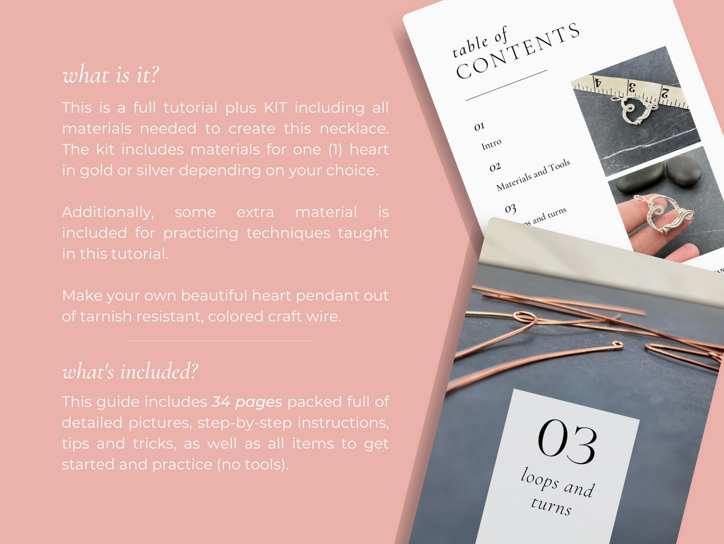 Entangle Co - Heart Pendant Kit