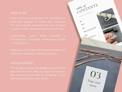 Entangle Co - Heart Pendant Kit