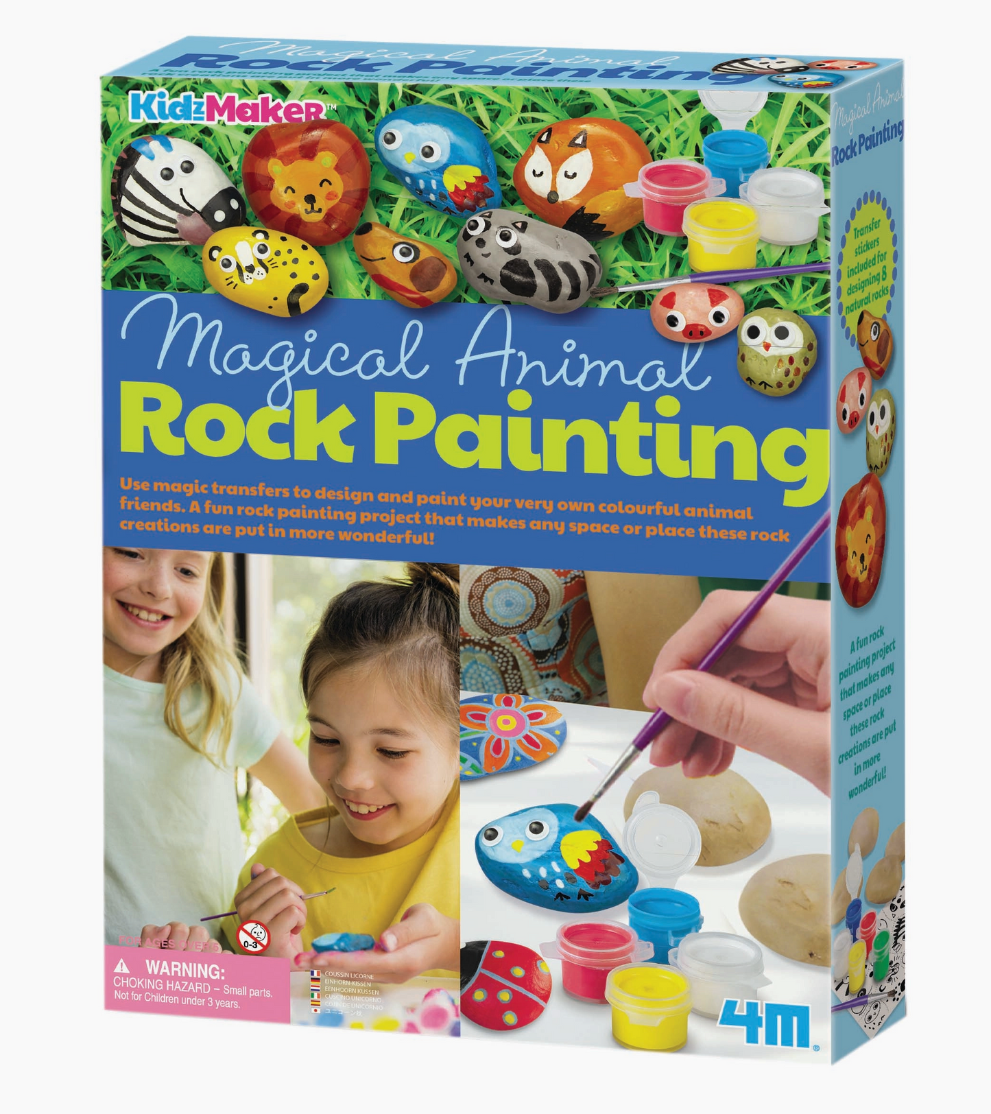 Magical Animal Rock Painting