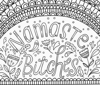 Inner F*king Peace Coloring Book