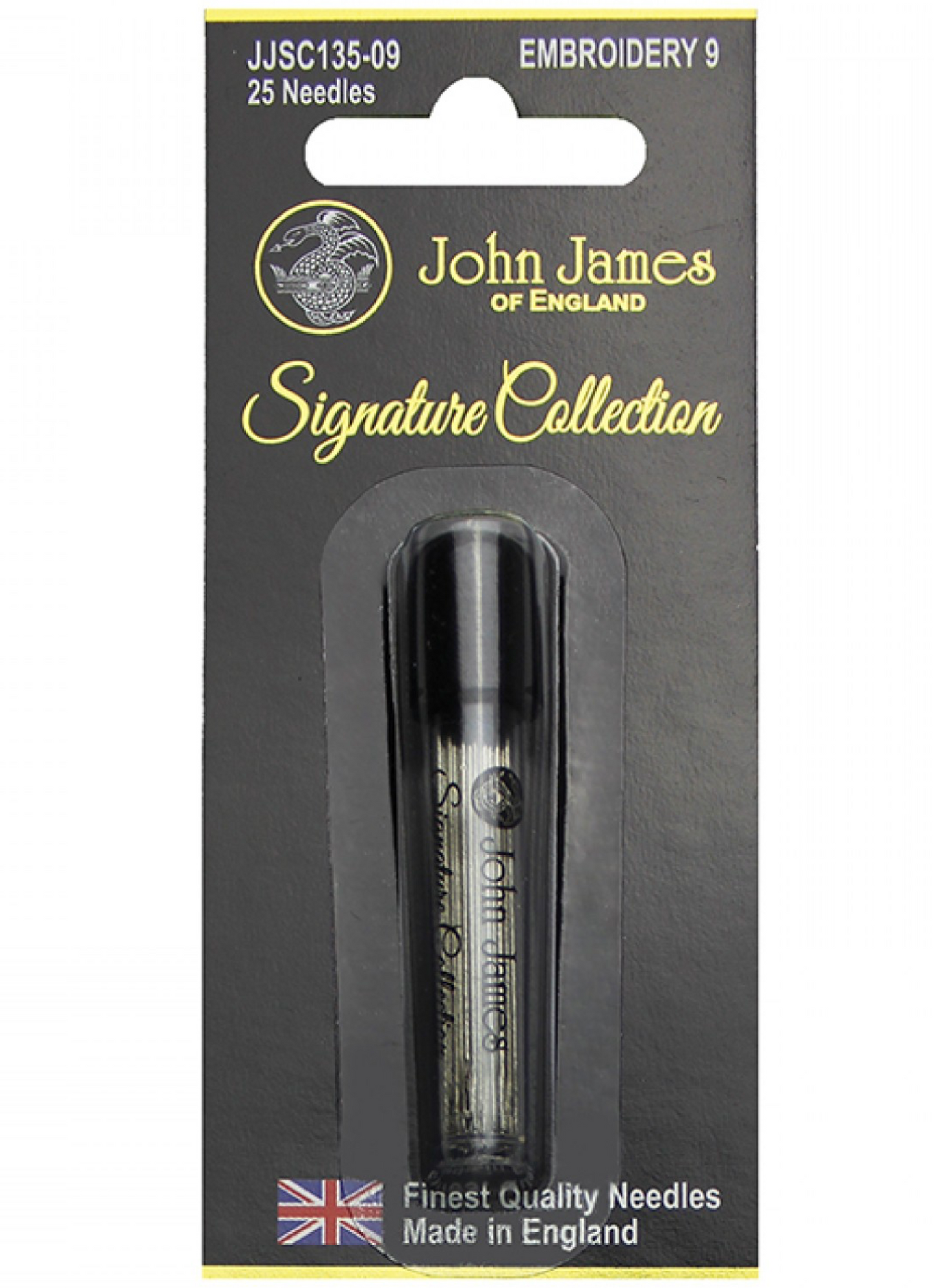 John James Signature Collection Embroidery Size 9, 25ct.