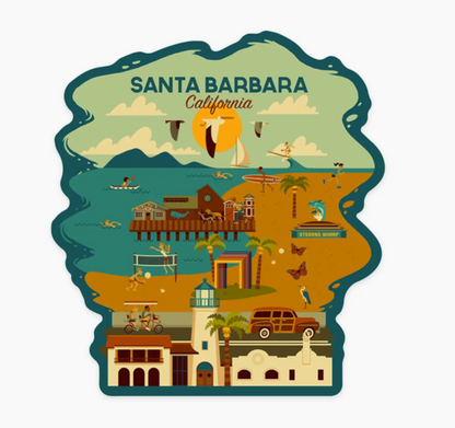 Santa Barbara Stickers