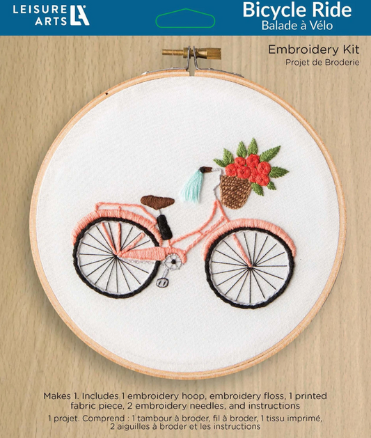 Bicycle Ride 6" Embroidery Kit