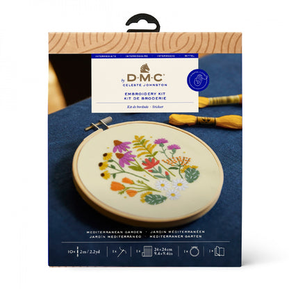 DMC Mediterranean Garden Embroidery Kit