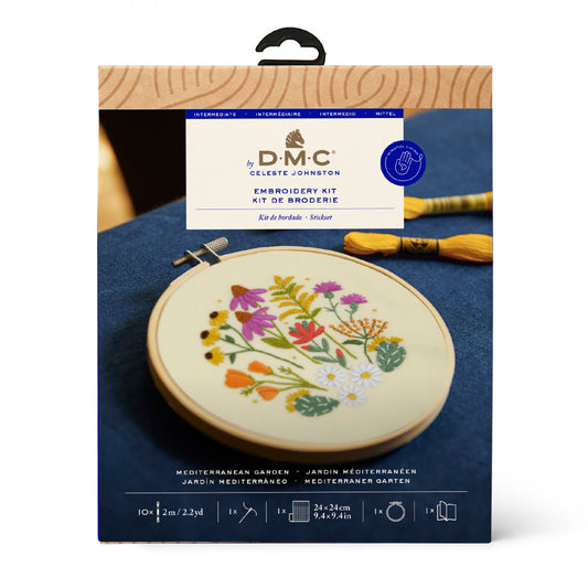DMC Mediterranean Garden Embroidery Kit