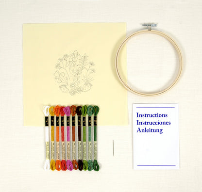 DMC Mediterranean Garden Embroidery Kit