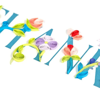 Thanks Quilling Card