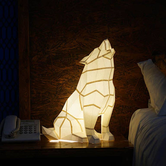 3D Paper craft Wall Art - Wolf