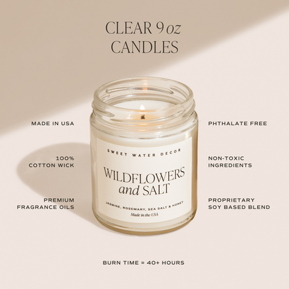 Sweet Water Decor-Salt and Sea 9 oz Soy Candle