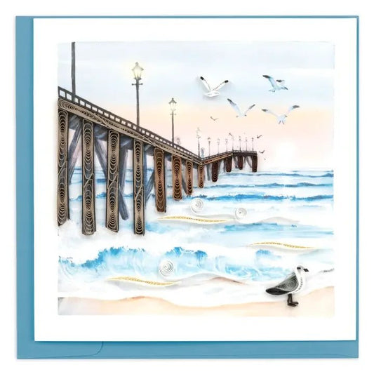 Pier Quilling Card