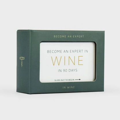Become An Expert In Wine In 90 Days Slide Box | Wine Gift