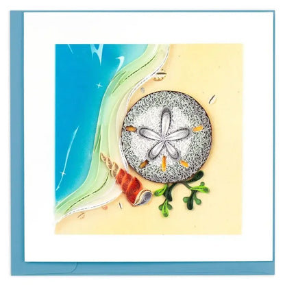 Sand Dollar Quilling Card