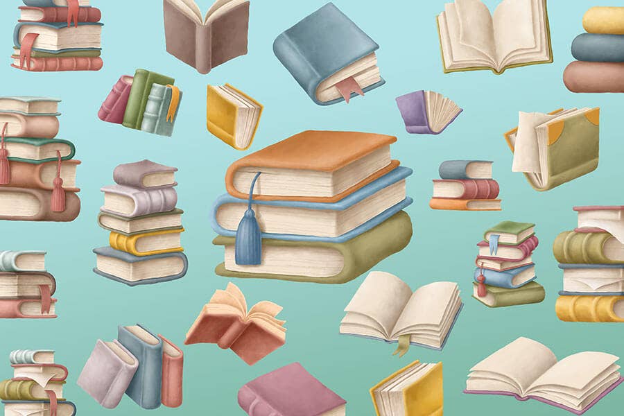 Book Collage Micro Puzzle