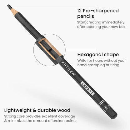 Drawing Pencils 12 pc - Arteza