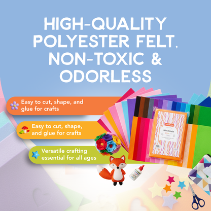 Incraftables 30pc Felt Sheets