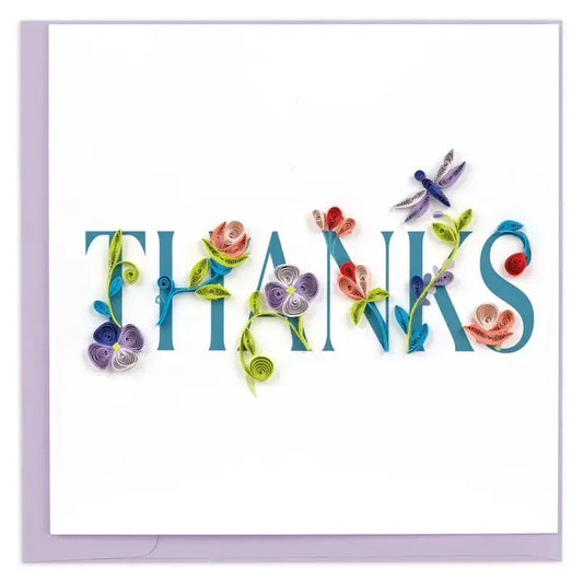 Thanks Quilling Card