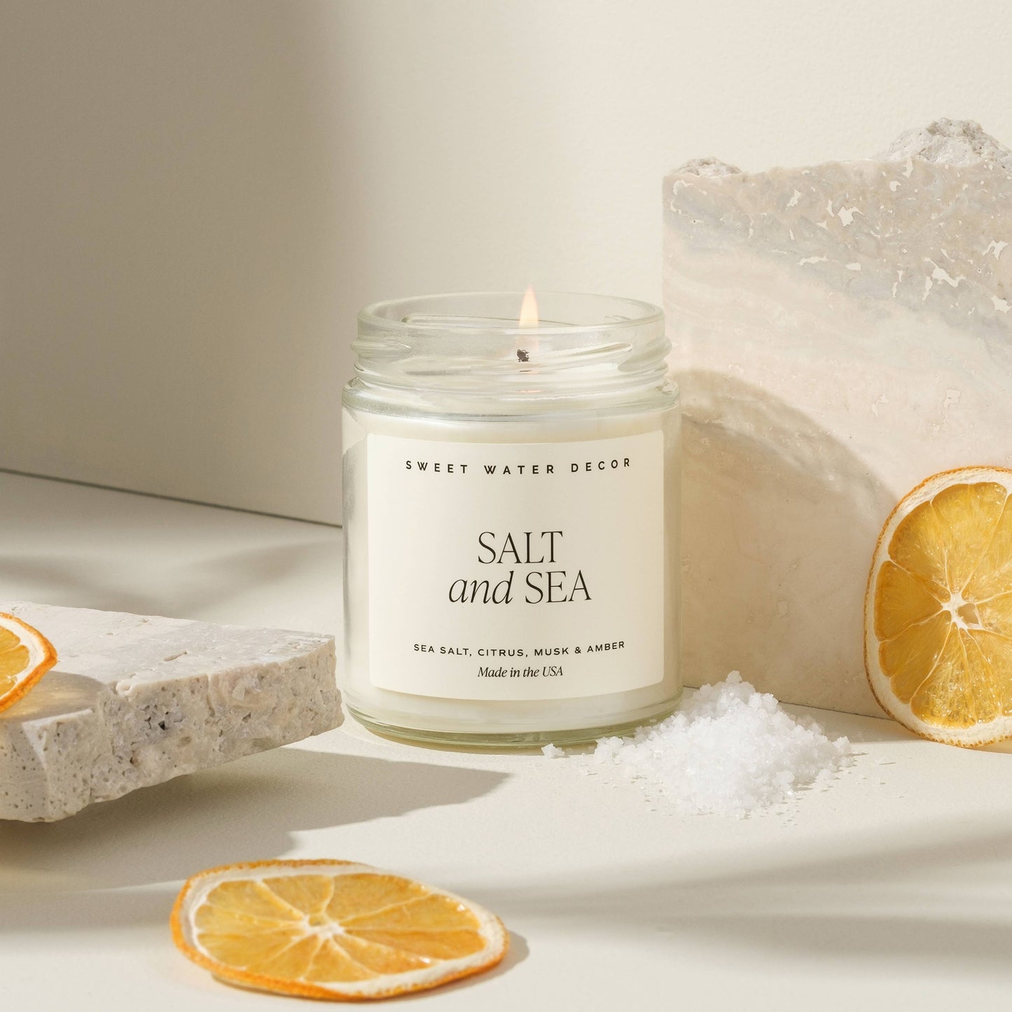 Sweet Water Decor-Salt and Sea 9 oz Soy Candle