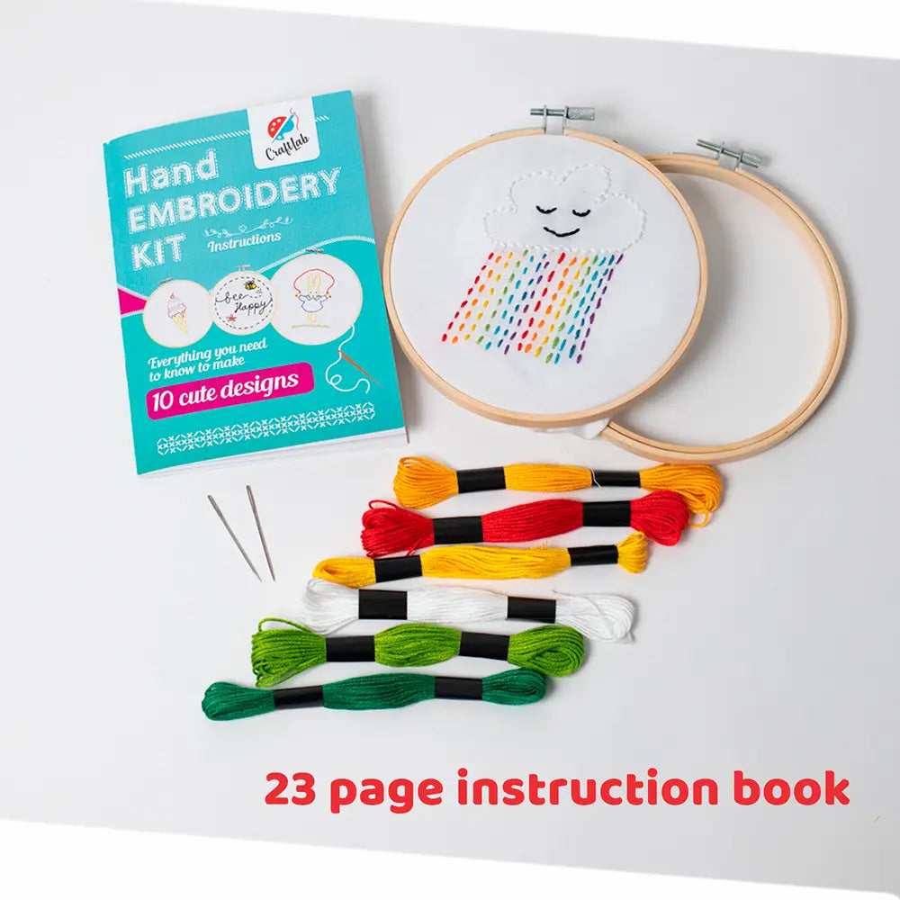 Hand Stitching Embroidery Kit