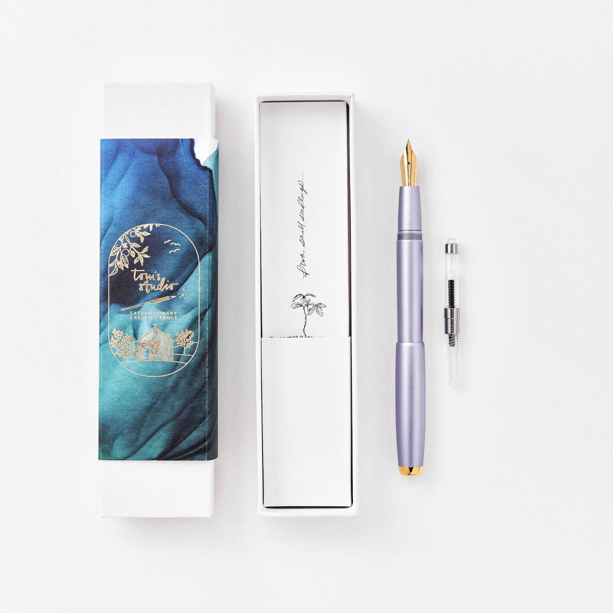 The Studio Fountain Pen: Iris / Fine