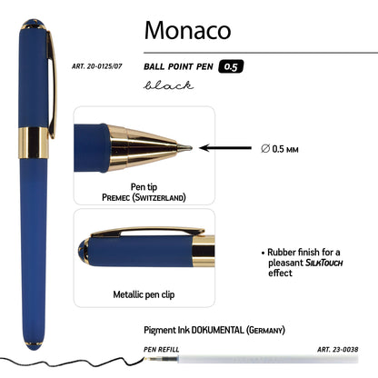 Monaco - Dark Blue Ballpoint Pen