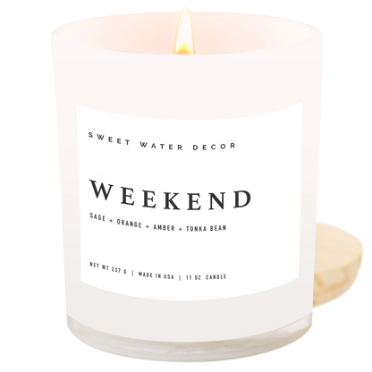Sweet Water Decor - Weekend 11 oz Soy Candle
