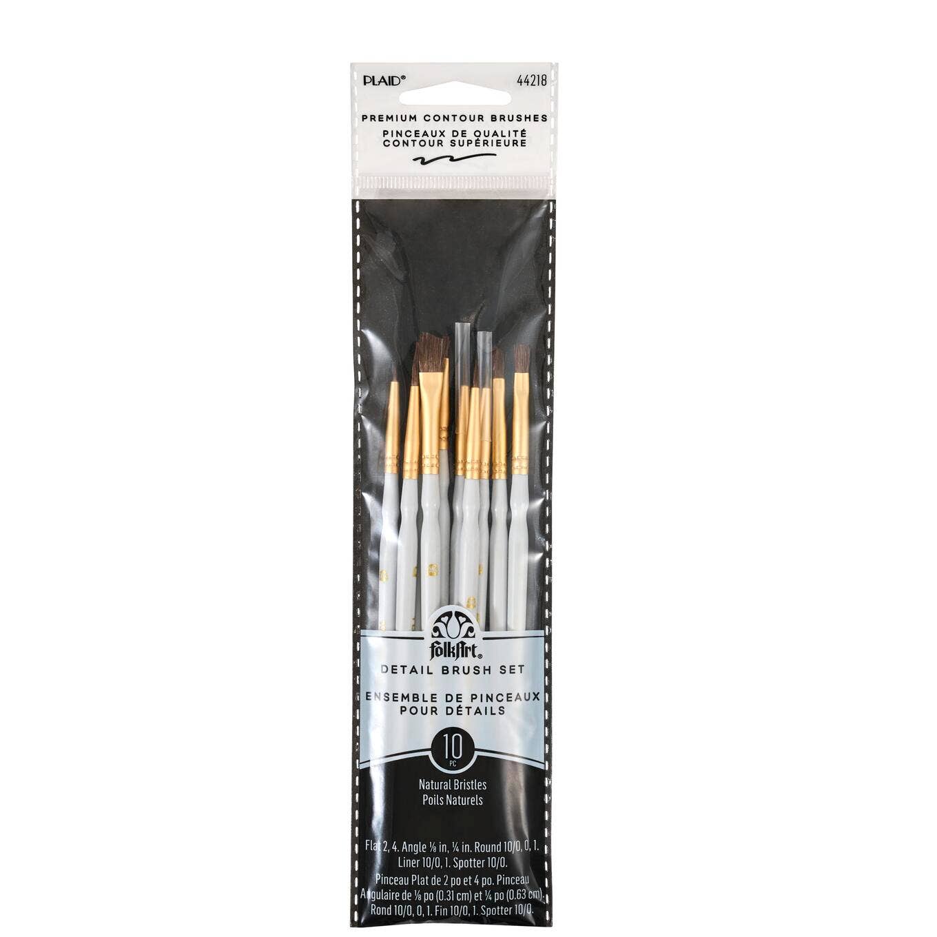 Detail Brush Set, 10-Piece - FolkArt