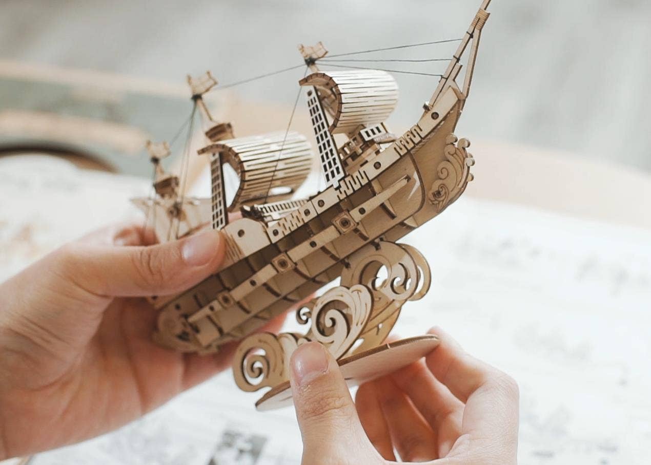 3D Wood Puzzle: Japanese Diplomatic Ship