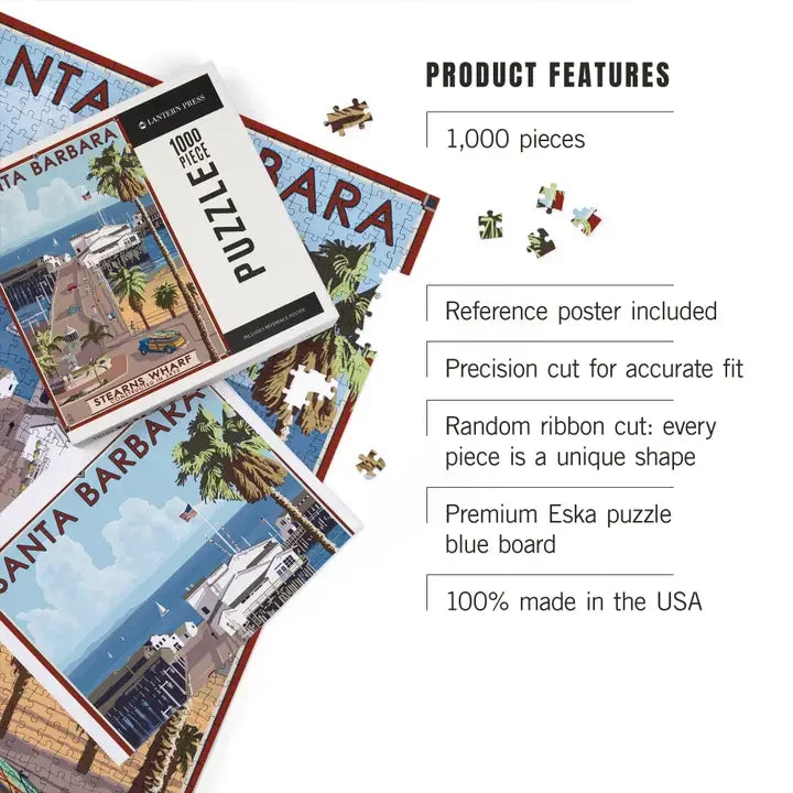 Sterns Wharf 1000 Piece Jigsaw Puzzle