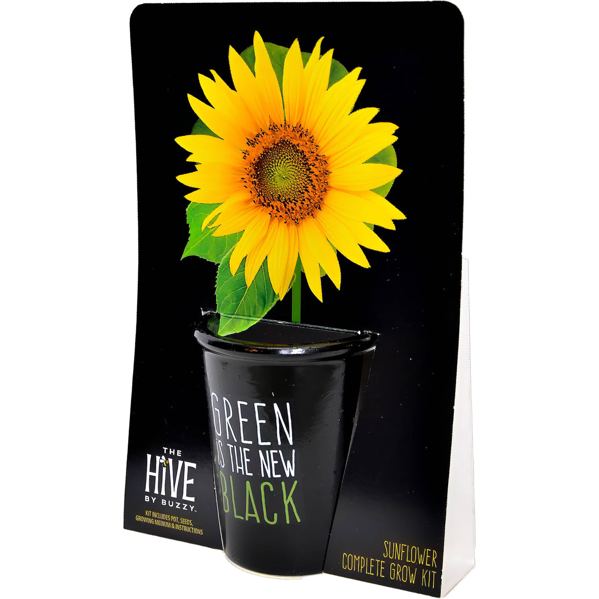 Green is the New Black Sunflower Grow Kit