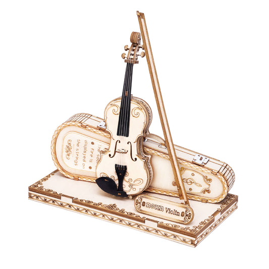 3D  Wooden Puzzle: Violin Capriccio