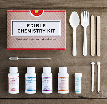 Edible Chemistry Kit |
Science Experiments You Can Eat