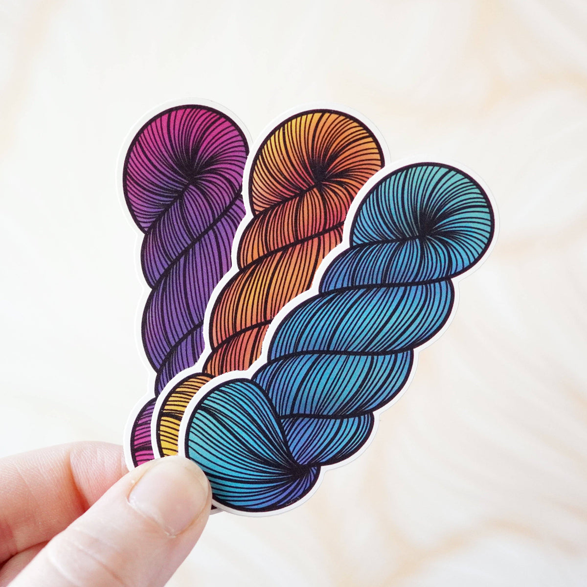 Yarn Skein Sticker