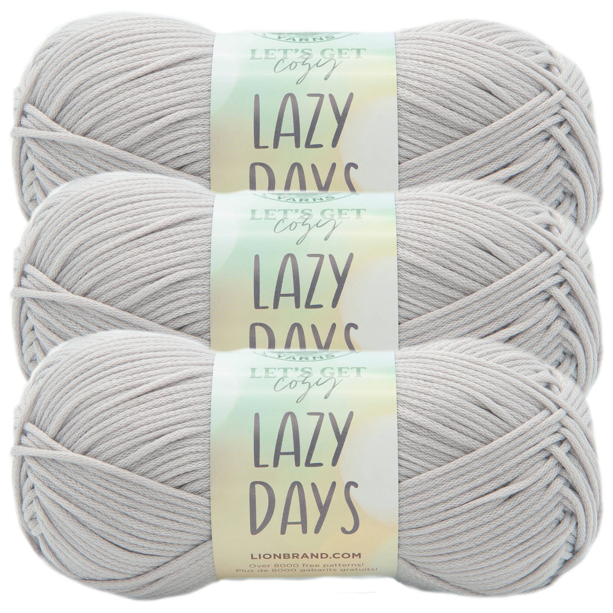 Lion Brand Yarn Lazy Days: Clay