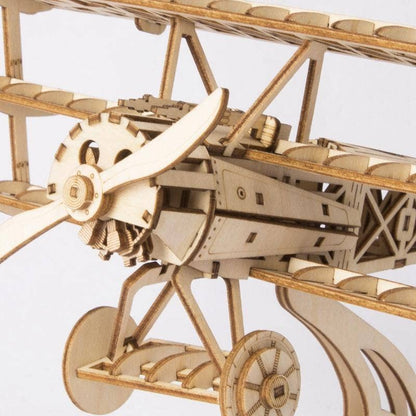 3D Wood Puzzle: Airplane