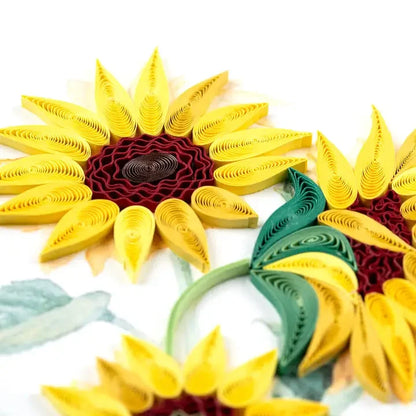 Wild Sunflowers Quilling Card