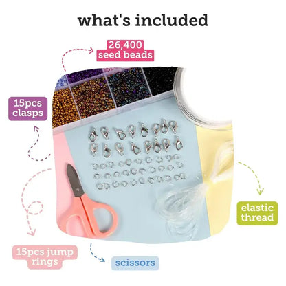 Incraftables 26400pc Seed Beads Kit