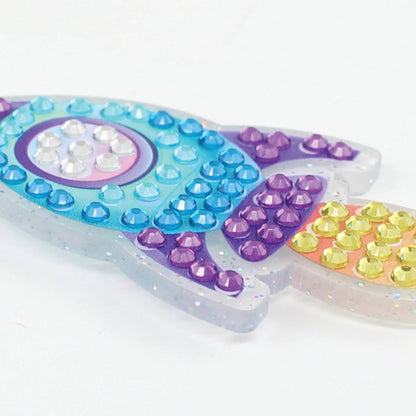 Blast Off Diamond Painting Key Charm Kit