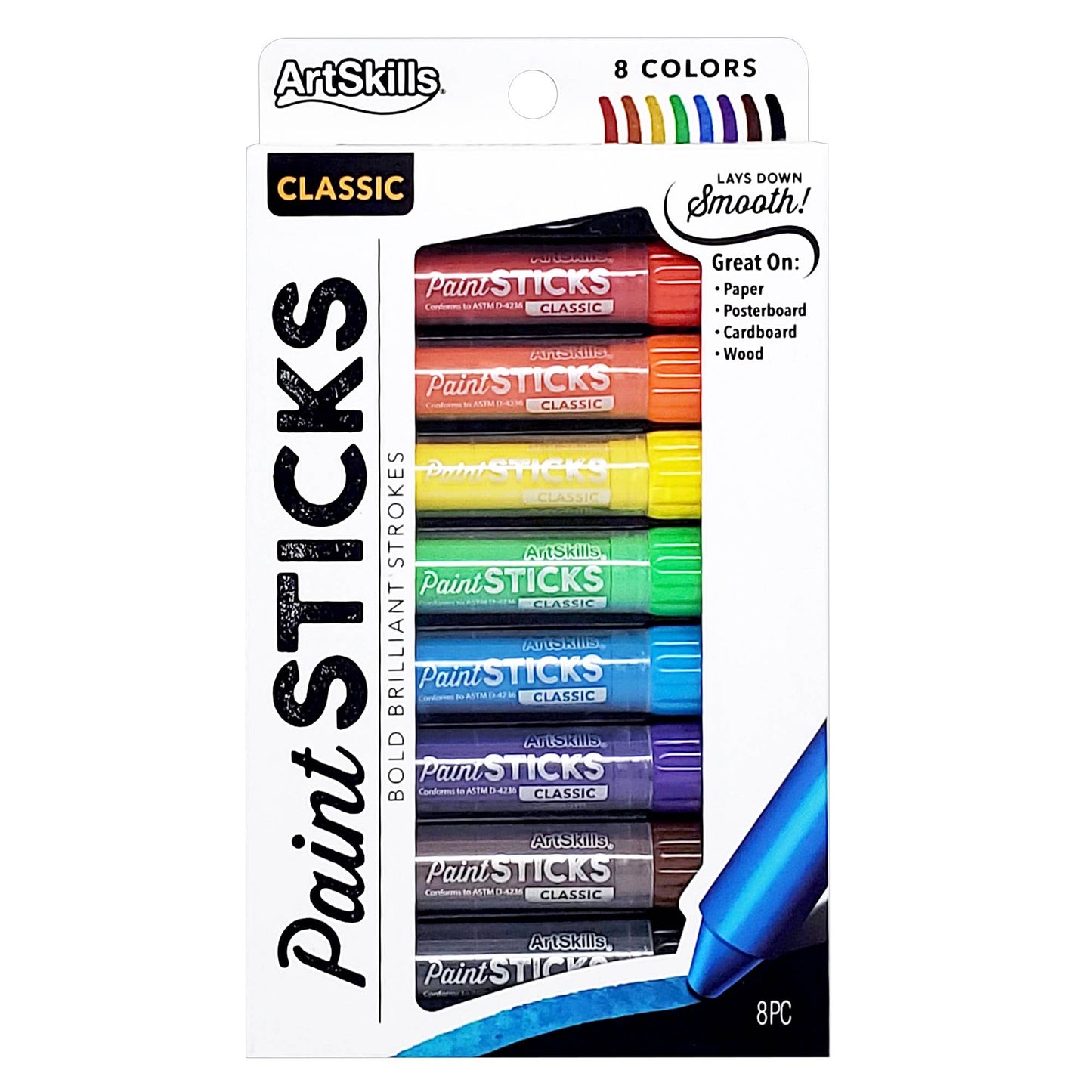 Tempera Paint Sticks, 8 Sticks
