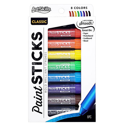 Tempera Paint Sticks, 8 Sticks