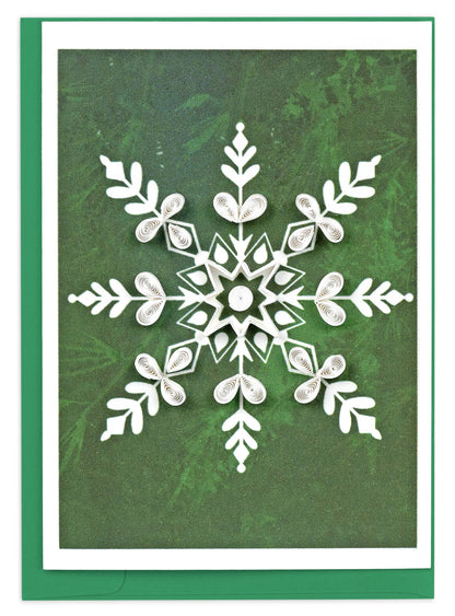 Snowflake Small Quilling Card