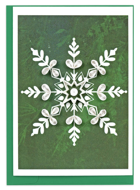 Snowflake Small Quilling Card
