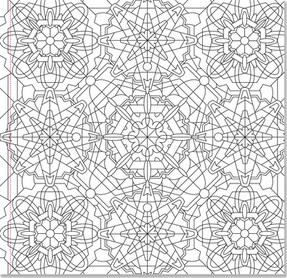 Kaleidoscope Designs Artist's Coloring Book