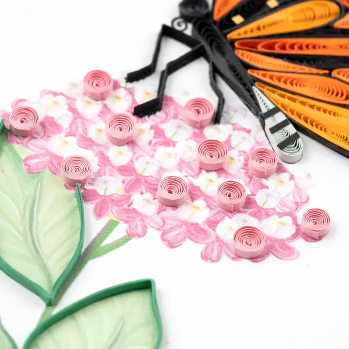 Monarch Butterfly Quilling Card