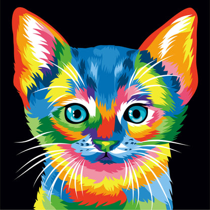 Colorful Kitten