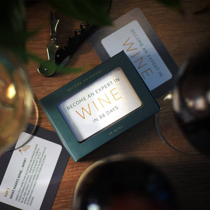 Become An Expert In Wine In 90 Days Slide Box | Wine Gift