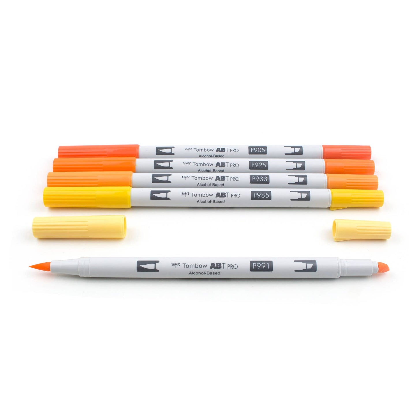 ABT PRO Alcohol-Based Art Markers: Orange Tones - 5-Pack
