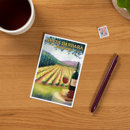 Wine Country Santa Barbara Post Card