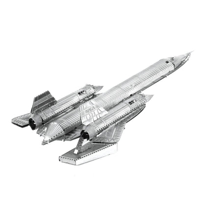 3D Metal Puzzle - SR71 Blackbird plane